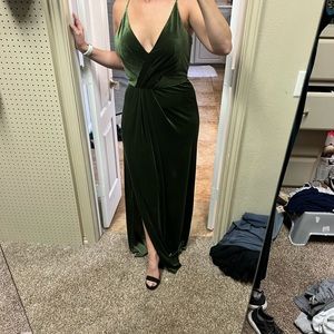 Velvet bridesmaid dress, size 12! Absolutely gorgeous dress!